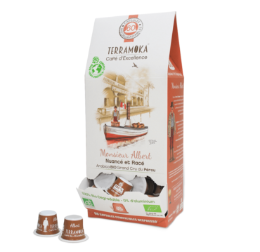 Monsieur Albert x60 capsules Zéro Déchet compatible Nespresso®