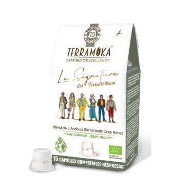 La Signature des Terratrotteurs x15 capsules Zéro Déchet compatible Nespresso®