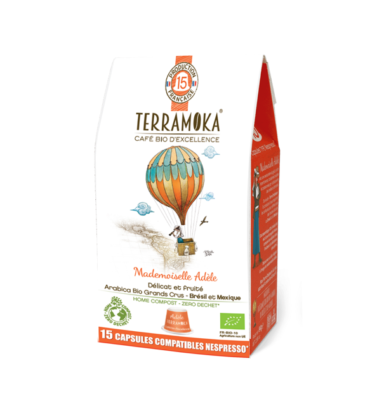 Mademoiselle Adèle x15 capsules Zéro Déchet compatible Nespresso®